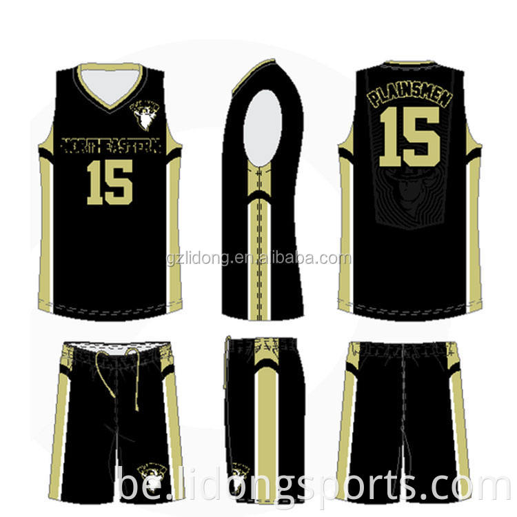 Лепшы баскетбольны раўнамерны дызайн Колер Blue Basketball Uniform Design China Basketball формы